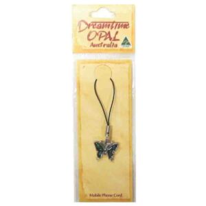 Dreamtime Opal Phone Cords Butterfly