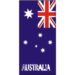 4D Australia Flag Postcard