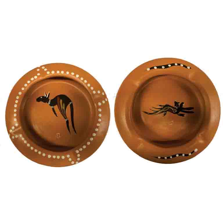 13cm Hand Painted Ashtray Traditional Detail 3 ASHT 02 Ashtray Traditional Hand Painted