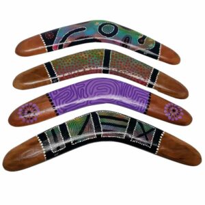 Hand Painted Dot 16 Inch Boomerang