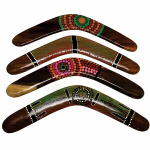 Hand Painted Dot 18 Inch Boomerang