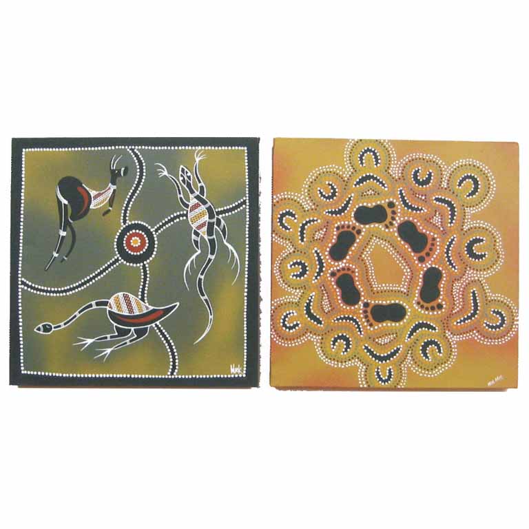 Hand Painted Canvas 30x30cm Stretched 3 CAST 03 Canvase Stretched 30x30cm