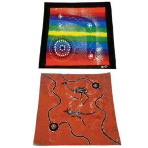 Hand Painted Canvas 35x35cm Loose