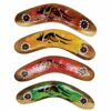 Hand Painted Animal 8 Inch Boomerang 2 COBO 08 Animal Basic Boomerang 8 Inch