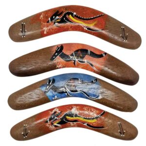 Hand Painted Animal 10 Inch Boomerang