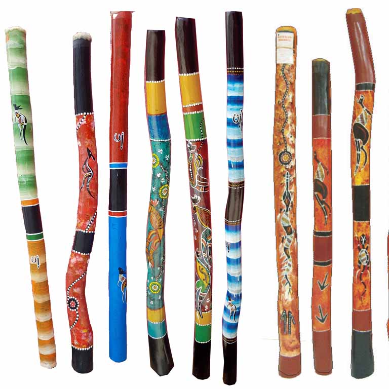 Hand Painted Didgeridoo 95cm-110cm 3 DISM 01 Didgeridoo Eucalypt 1mtr