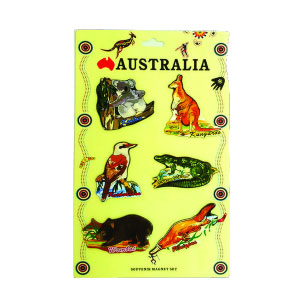 Australia fauna fridge magnets MOA m28
