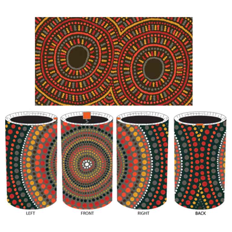 Mirii Dreamtime Collection Stubbie Cooler S1 Earth 3 Mirii STUB 02