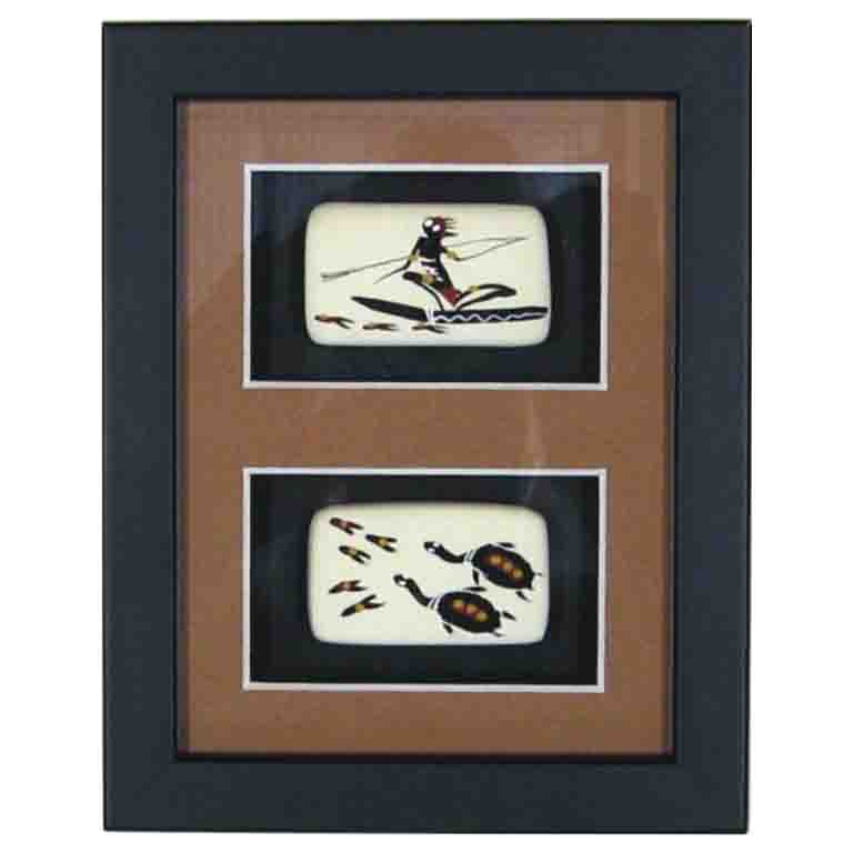 Rock Art 2 in 1 Framed 3 RAPF 21 Framed Rock Art