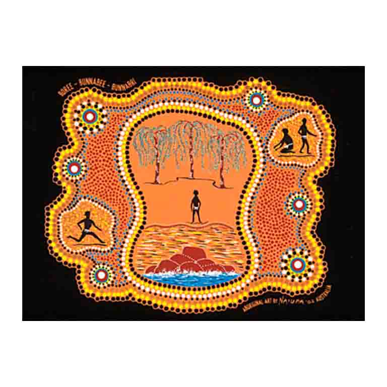 Printed Canvas 60x40cm Loose Boree, Bunnabee, Bunnabri 3 WP 09 Printed Canvas