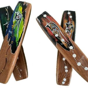 Music Sticks Handpainted Contemporary