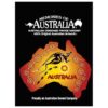 Orange Roo Australia Map 11cm Resin Fridge Magnets 1 AUSFM 01 Resin magnet Map Orange Roo