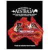 AUSFM 06 Resin Magnet Map Red