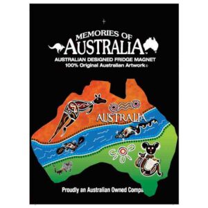 AUSFM 08 Resin Magnet Map 3 Colour