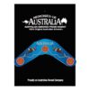 Boomerang Roos Blue 11cm Resin Fridge Magnets 2 BRFM 07 Resin Magnet Boomerang Blue