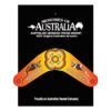 Boomerang Roos Orange 11cm Resin Fridge Magnets 2 BRFM 08 Resin Magnet Boomerang Orange Roo
