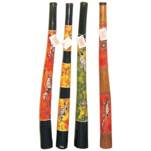 Hand Painted Hardwood Didgeridoo 85-90cm