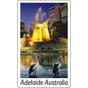 Adelaide 2 in 1 Fountain and Pelican City Magnet