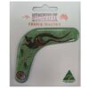 FMBR 52 Resin Magnet Boomerang Green