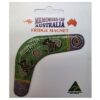 FMBR 60 Resin Magnet Boomerang Green Koala