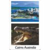 Cairns 2 in 1 City Day / Croc City Magnet 2 FMCA 11 Cairns Printed Magnet