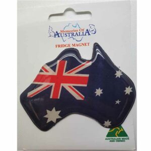 Australian Map Australia Flag Australian Made Resin Magnets
