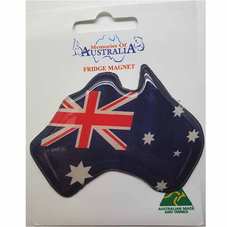 Australian Map Australia Flag Australian Made Resin Magnets 3 FMMA 20 Resin Magnet Map Aus Flag