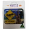 FMRE 03 Resin Magnet Rectangle Crocodile Roadsign