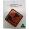 FMSQ 13 Resin Magnet Square Roadsign Platypus