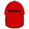 MOA CAP 21 Cap Red and Black Sydney