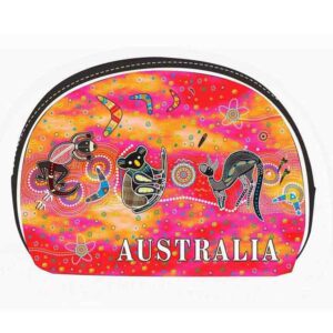 Coin Purse Aboriginal Orange