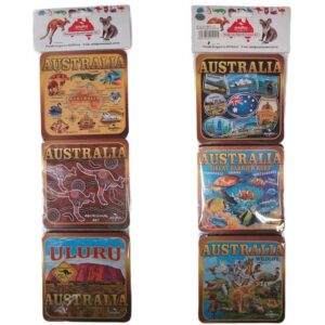 Neoprene Set 6 Coasters Australia Images