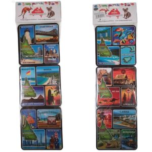 Neoprene Set 6 Coasters QLD Images