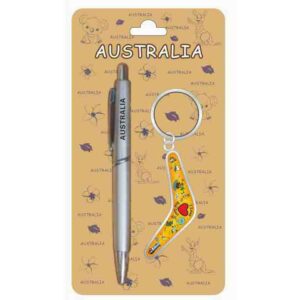 Pen and Keyring Boomerang