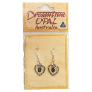 Earrings Silver Heart 14mm