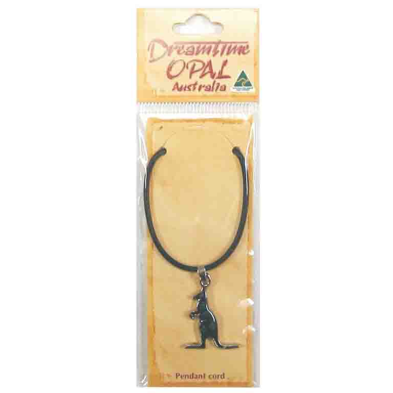 Pendant Cord Kangaroo Standing 23mm 3 OPAL 122 Dreamtime Opal Pendant Cord Roo