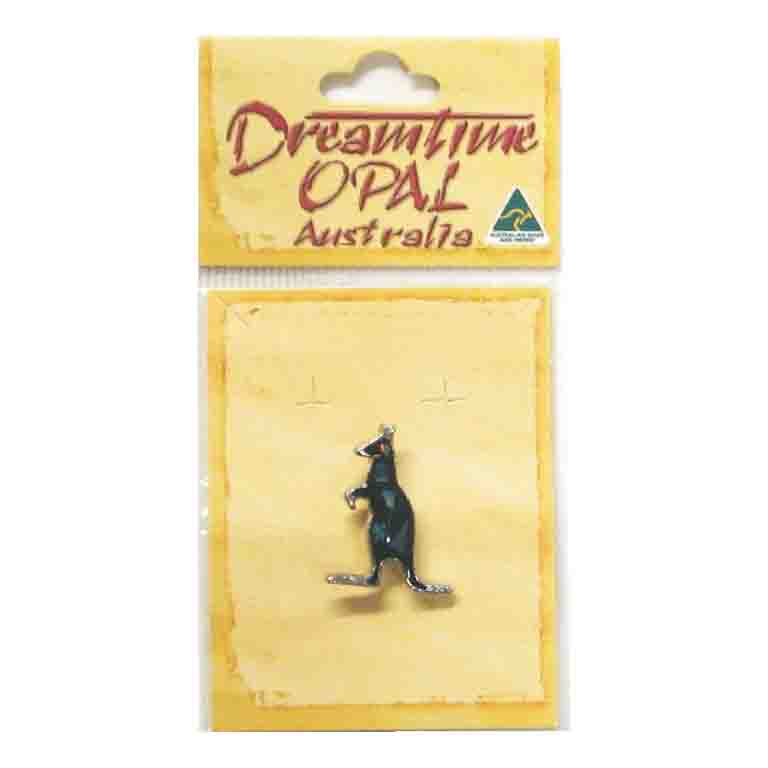 Hat Pin Kangaroo Standing 3 OPAL 160 Dreamtime Opal Hat Pin Roo