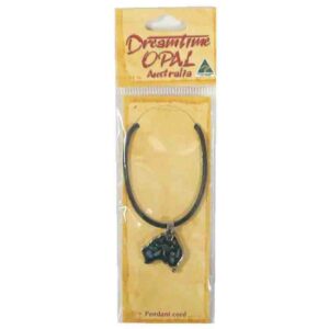 Pendant Cord Australia Map 20mm