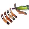 WHBU 03 Wine Bottle Holder Standing Burnt