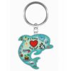 MOA KC01 DP P Keyring Dolphin Blue