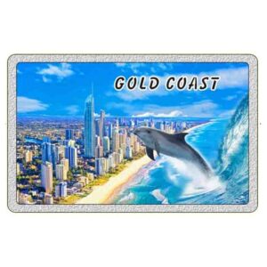 Magnet Aluminum Rectangle Gold Coast