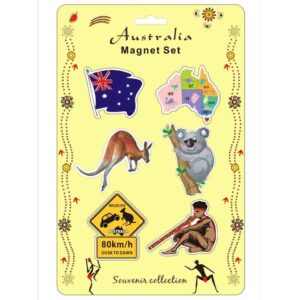 Magnet Aluminum 6 Piece Australia Mix