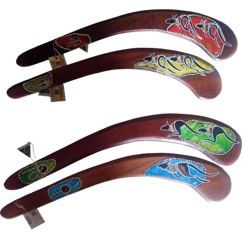 Australian Made Hunting Boomerang Contemporary Art 2 Hunting Boomerangs contenporary