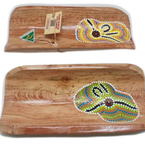 Australian Made Coolamon Dot Art