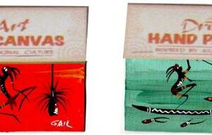 Hand Painted Fine Art Canvas 15*5cm Loose