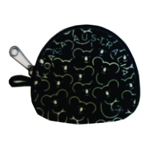 Abstract Black Coin Bag