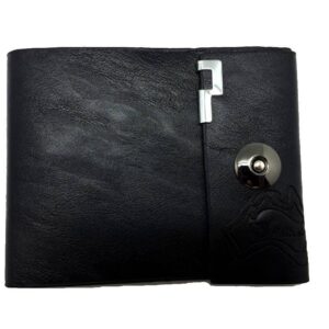 Wallet Black Australia Map with clip