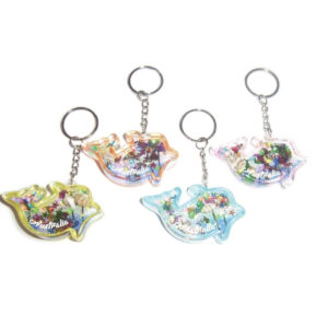 Keyring Acrylic Dolphin