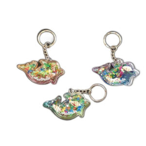Keyring Acrylic Dolphin