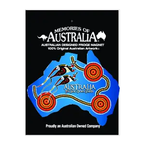 Magnets Imported Map Resin Coated